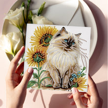 Load image into Gallery viewer, 6Pcs Bouquet DIY Diamond Painting Card Diamond Drawing Card for Adults Beginners