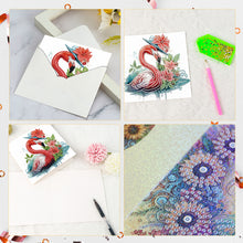 Load image into Gallery viewer, 6Pcs Bouquet DIY Diamond Painting Card Diamond Drawing Card for Adults Beginners
