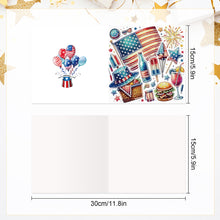 Load image into Gallery viewer, 6Pcs Bouquet DIY Diamond Painting Card Diamond Drawing Card for Adults Beginners