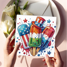 Load image into Gallery viewer, 6Pcs Bouquet DIY Diamond Painting Card Diamond Drawing Card for Adults Beginners