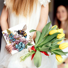 Load image into Gallery viewer, 6Pcs Bouquet DIY Diamond Painting Card Diamond Drawing Card for Adults Beginners