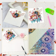 Load image into Gallery viewer, 6Pcs Bouquet DIY Diamond Painting Card Diamond Drawing Card for Adults Beginners