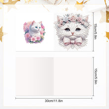 Load image into Gallery viewer, 6Pcs Bouquet DIY Diamond Painting Card Diamond Drawing Card for Adults Beginners