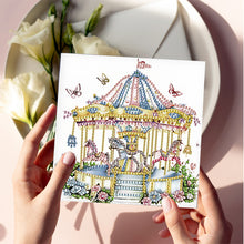 Load image into Gallery viewer, 6Pcs Bouquet DIY Diamond Painting Card Diamond Drawing Card for Adults Beginners
