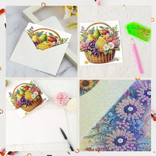 Load image into Gallery viewer, 6Pcs Bouquet DIY Diamond Painting Card Diamond Drawing Card for Adults Beginners
