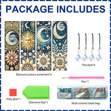 Load image into Gallery viewer, 4Pcs Special Shape Dragonfly DIY Bookmarks Diamond Painting Kits for Book Lovers