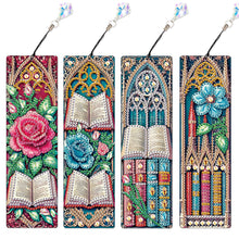 Load image into Gallery viewer, 4Pcs Special Shape Dragonfly DIY Bookmarks Diamond Painting Kits for Book Lovers