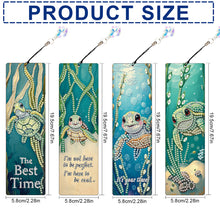 Load image into Gallery viewer, 4Pcs Special Shape Dragonfly DIY Bookmarks Diamond Painting Kits for Book Lovers