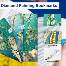 Load image into Gallery viewer, 4Pcs Special Shape Dragonfly DIY Bookmarks Diamond Painting Kits for Book Lovers