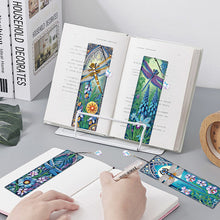 Load image into Gallery viewer, 4Pcs Special Shape Dragonfly DIY Bookmarks Diamond Painting Kits for Book Lovers