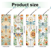 Load image into Gallery viewer, 4Pcs Special Shape Dragonfly DIY Bookmarks Diamond Painting Kits for Book Lovers