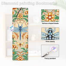 Load image into Gallery viewer, 4Pcs Special Shape Dragonfly DIY Bookmarks Diamond Painting Kits for Book Lovers