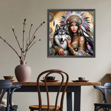 Load image into Gallery viewer, Diamond Painting - Full Round - Beauty And Animals (40*40CM)