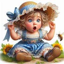 Load image into Gallery viewer, Diamond Painting - Full Round - Cute Children (40*40CM)
