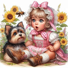 Load image into Gallery viewer, Diamond Painting - Full Round - Cute Children (40*40CM)