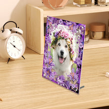 Load image into Gallery viewer, Special Shape Flower Table Top Diamond Painting Frame Kits for Home Office Decor