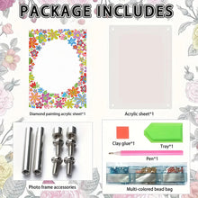 Load image into Gallery viewer, Special Shape Flower Table Top Diamond Painting Frame Kits for Home Office Decor