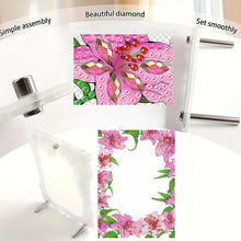Load image into Gallery viewer, Special Shape Flower Table Top Diamond Painting Frame Kits for Home Office Decor