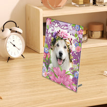 Load image into Gallery viewer, Special Shape Flower Table Top Diamond Painting Frame Kits for Home Office Decor