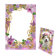 Load image into Gallery viewer, Special Shape Flower Table Top Diamond Painting Frame Kits for Home Office Decor
