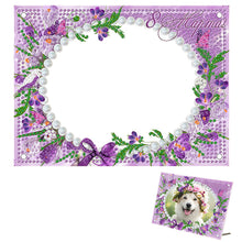 Load image into Gallery viewer, Special Shape Flower Table Top Diamond Painting Frame Kits for Home Office Decor