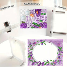 Load image into Gallery viewer, Special Shape Flower Table Top Diamond Painting Frame Kits for Home Office Decor