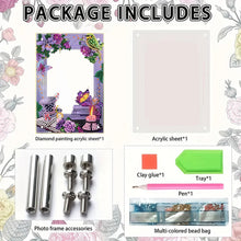 Load image into Gallery viewer, Special Shape Flower Table Top Diamond Painting Frame Kits for Home Office Decor