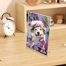 Load image into Gallery viewer, Special Shape Flower Table Top Diamond Painting Frame Kits for Home Office Decor