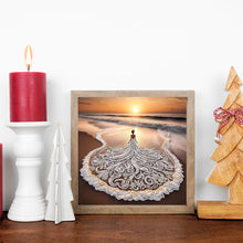 Load image into Gallery viewer, Diamond Painting - Partial Special Shaped - Beach Skirt Beauty (30*30CM)