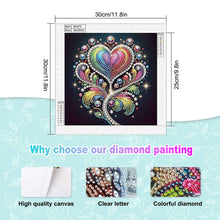 Load image into Gallery viewer, Diamond Painting - Partial Special Shaped - Shining Heart (30*30CM)