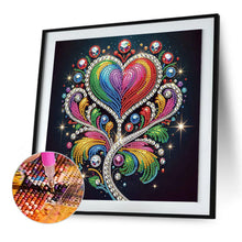 Load image into Gallery viewer, Diamond Painting - Partial Special Shaped - Shining Heart (30*30CM)