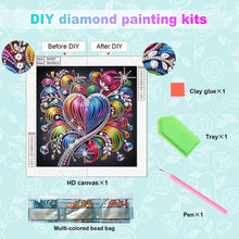 Load image into Gallery viewer, Diamond Painting - Partial Special Shaped - Shining Heart (30*30CM)