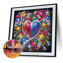 Load image into Gallery viewer, Diamond Painting - Partial Special Shaped - Shining Heart (30*30CM)