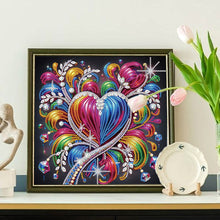 Load image into Gallery viewer, Diamond Painting - Partial Special Shaped - Shining Heart (30*30CM)