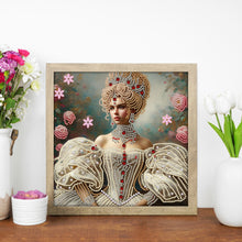 Load image into Gallery viewer, Diamond Painting - Partial Special Shaped - Lady Beauty (30*30CM)