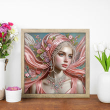 Load image into Gallery viewer, Diamond Painting - Partial Special Shaped - Lady Beauty (30*30CM)