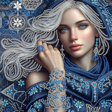 Load image into Gallery viewer, Diamond Painting - Partial Special Shaped - Lady Beauty (30*30CM)