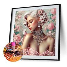 Load image into Gallery viewer, Diamond Painting - Partial Special Shaped - Lady Beauty (30*30CM)