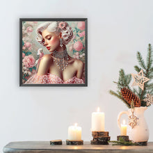 Load image into Gallery viewer, Diamond Painting - Partial Special Shaped - Lady Beauty (30*30CM)