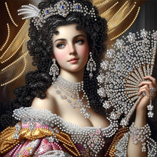 Load image into Gallery viewer, Diamond Painting - Partial Special Shaped - Lady Beauty (30*30CM)