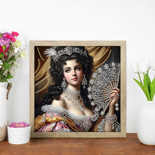 Load image into Gallery viewer, Diamond Painting - Partial Special Shaped - Lady Beauty (30*30CM)
