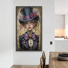 Load image into Gallery viewer, Diamond Painting - Full Round - Top Hat Girl (40*70CM)