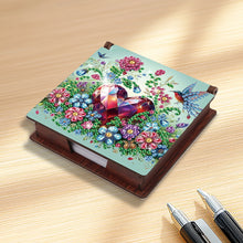 Load image into Gallery viewer, Wood Gem Heart Hummingbird Diamond Painting Memo Pad Holder Mosaic Kit for Home