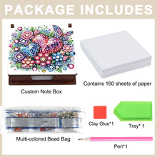 Load image into Gallery viewer, Wood Gem Heart Diamond Painting Memo Pad Holder Mosaic Kit for Home Office