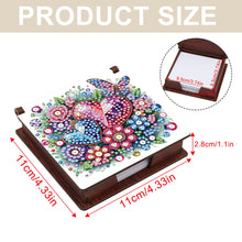 Load image into Gallery viewer, Wood Gem Heart Diamond Painting Memo Pad Holder Mosaic Kit for Home Office