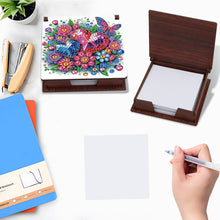 Load image into Gallery viewer, Wood Gem Heart Diamond Painting Memo Pad Holder Mosaic Kit for Home Office