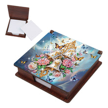 Load image into Gallery viewer, Wood Butterfly Bell Diamond Painting Memo Pad Holder Mosaic Kit for Home Office