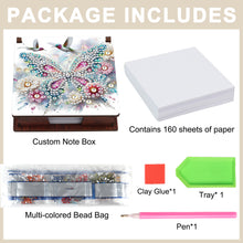 Load image into Gallery viewer, Wood Hummingbird Butterfly Diamond Painting Memo Pad Holder Mosaic Kit for Home