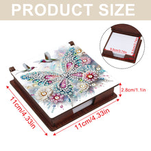 Load image into Gallery viewer, Wood Hummingbird Butterfly Diamond Painting Memo Pad Holder Mosaic Kit for Home