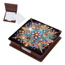 Load image into Gallery viewer, Wood Flower Diamond Painting Memo Pad Holder Mosaic Kit for Home Office
